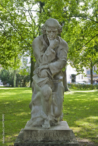 Paracelsus Monument in Salzburg photo