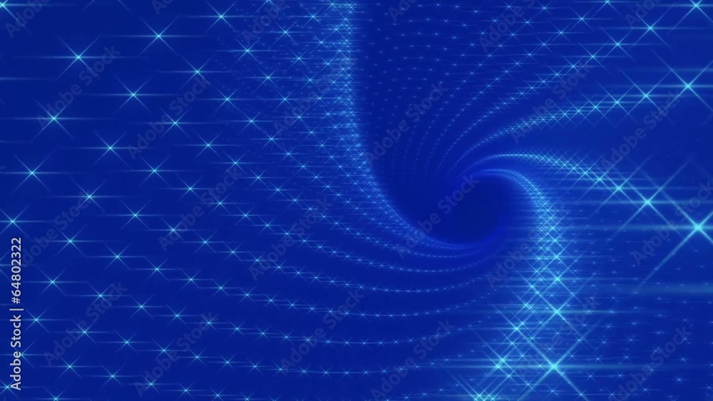 blue loop background, abstract motion, turbulence light