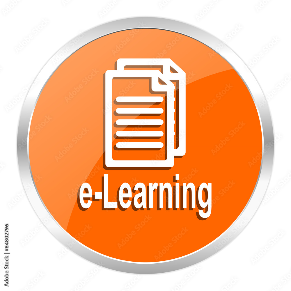 learning orange glossy icon learning orange glossy icon