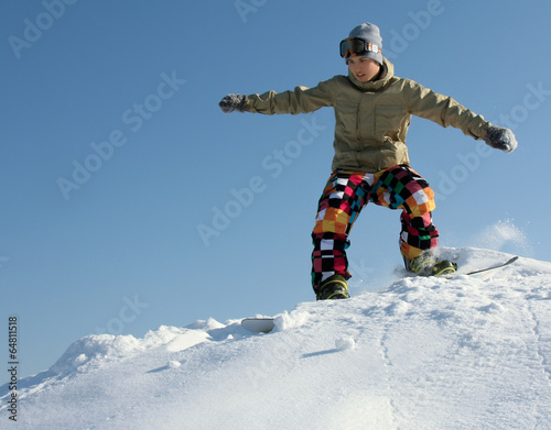 extreme snowboarding