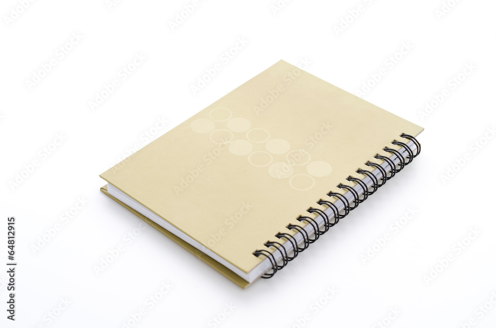 Notebook isolated on white Notebook isolated on white