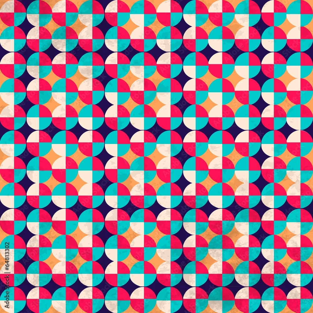The pattern in retro style The pattern in retro style
