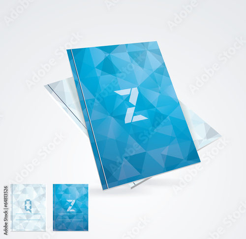 Brochure cover design vector template