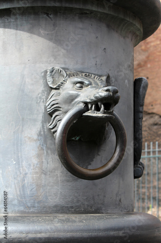 Photography Rome - Poignée tête de louve