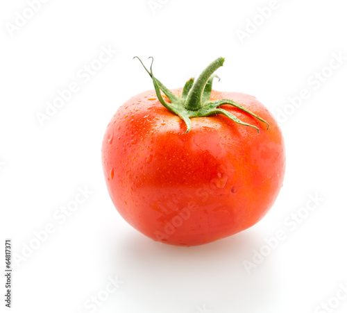 Tomato isolated on white