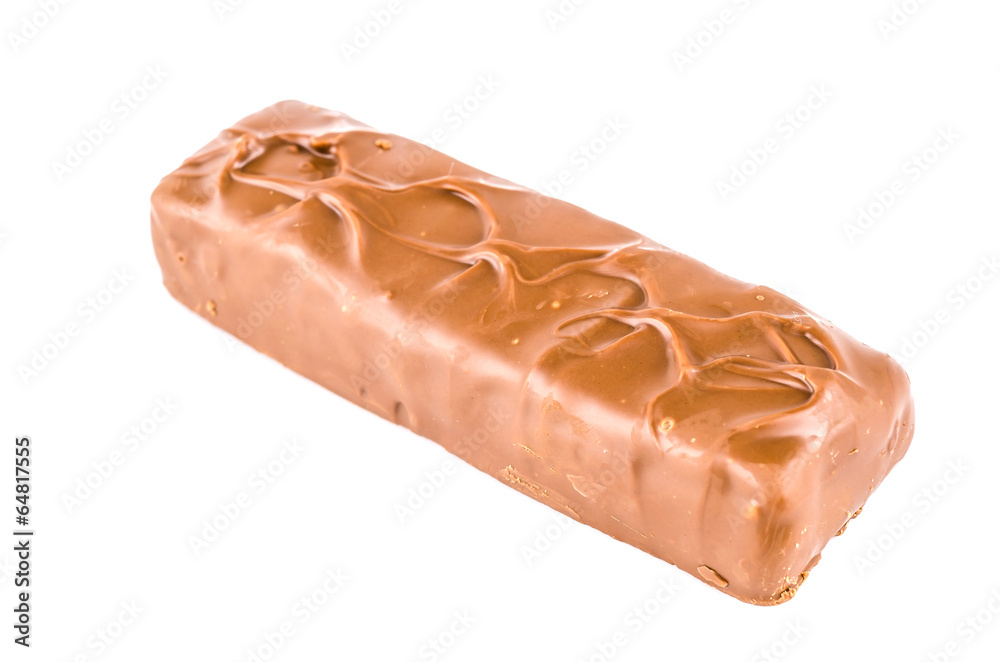 Chocolate bar isolated white background Chocolate bar isolated white background