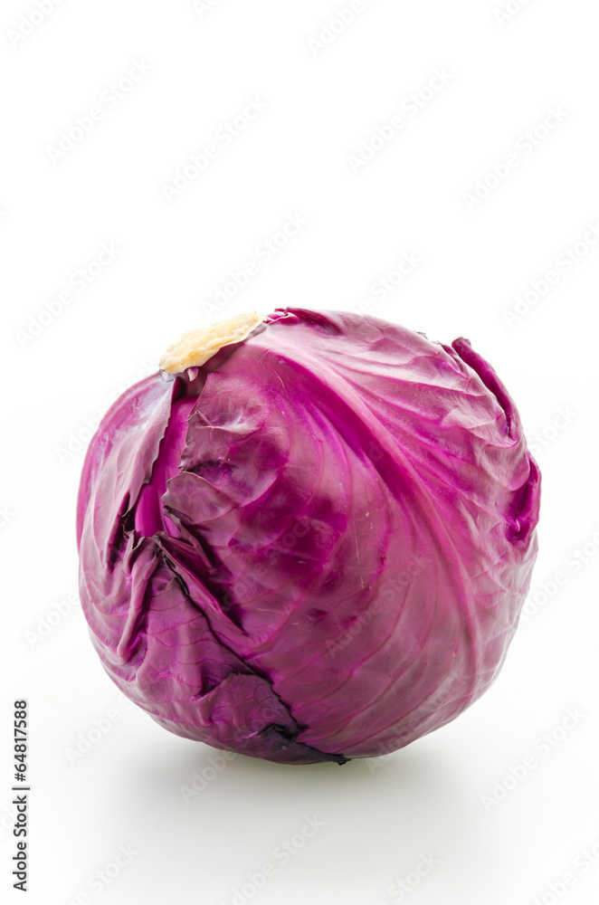 Cabbage isolated on white Cabbage isolated on white