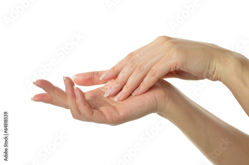 Female hands closeup