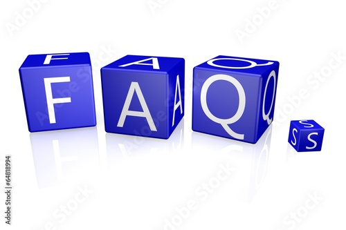 FAQs Würfel blau