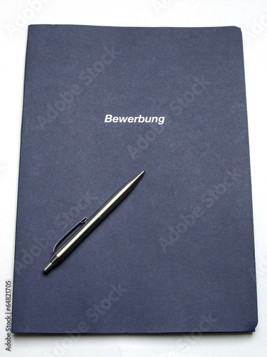 Bewerbungsmappe mit Stift 3