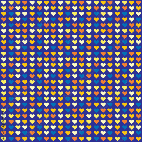 Seamless abstract pattern with hearts