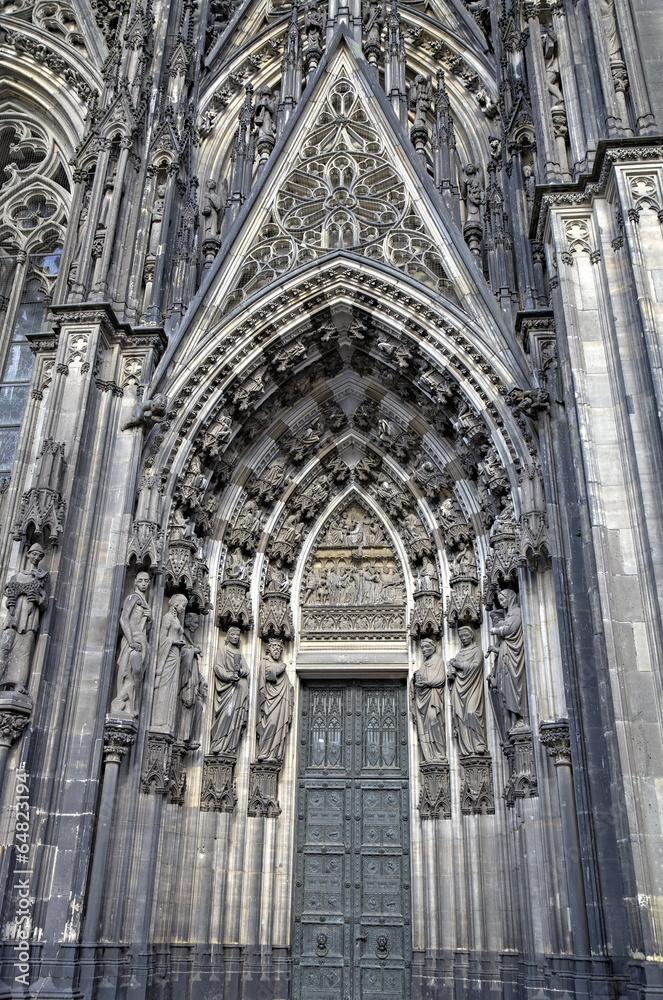 Decoration elements. Cologne cathedral, Germany