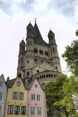 St Martin Church. Cologne, Germany