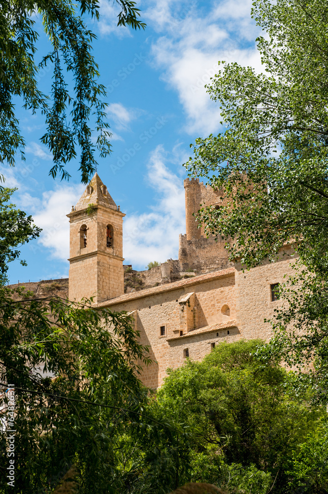 Iglesia de San Andrés. En Alcalá del Jucar (Albacete). España