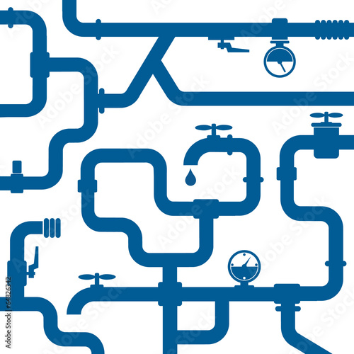 background of water pipeline