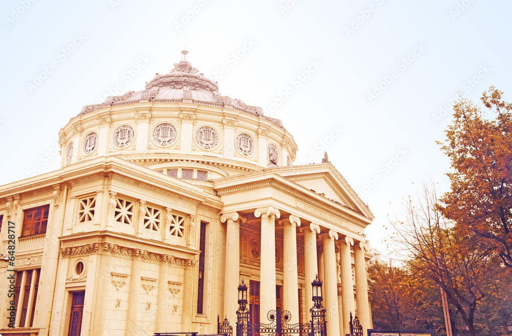 Obraz premium The Athenaeum in Bucharest