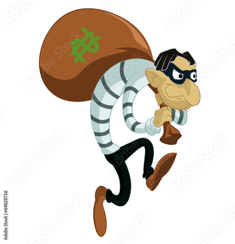 Cartoon thief