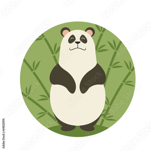 Fototapeta Naklejka Na Ścianę i Meble -  Smiling panda