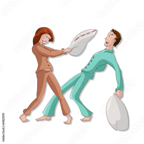 Pillow battle