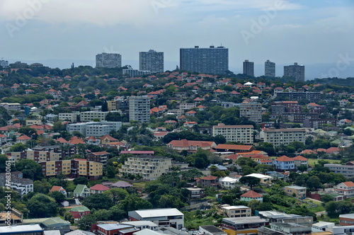 Above view to Durban city from Moses Mabhida stadium