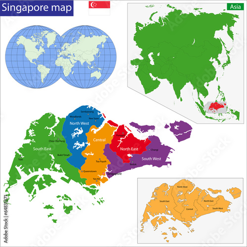 Singapore map