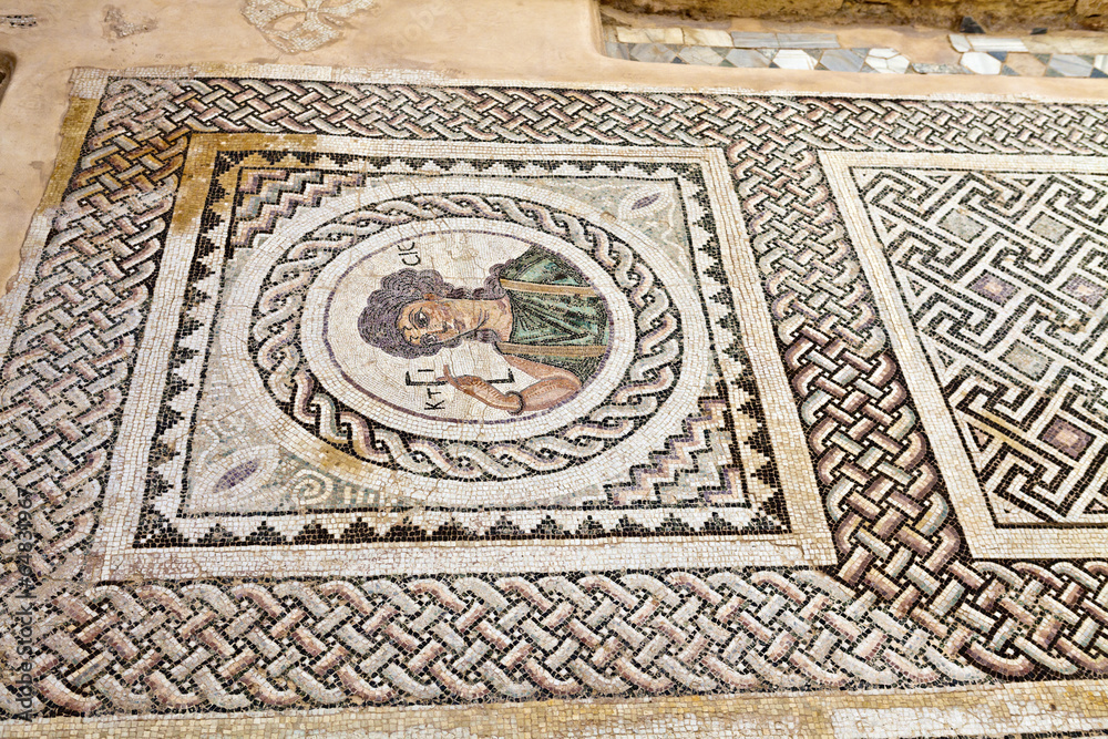 Ancient Roams mosaics at Kourion, Cyprus.