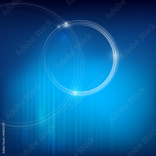 Circle Ring and blue background