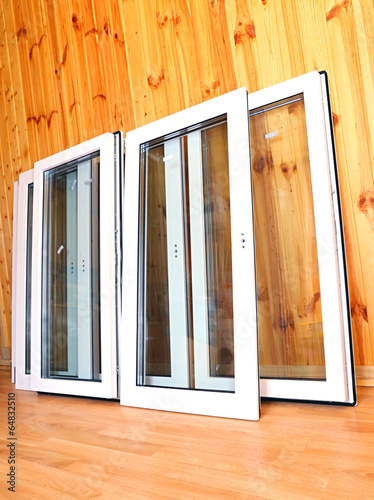 Installation of plastic windows