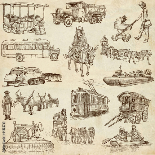 Foto Transport Equipment around the World (set no. 4, paper)