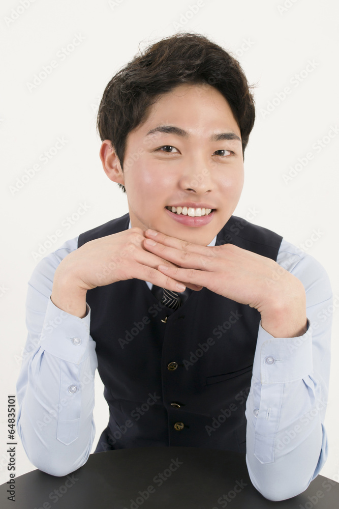 Asian male student Asian male student
