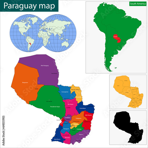 Paraguay map