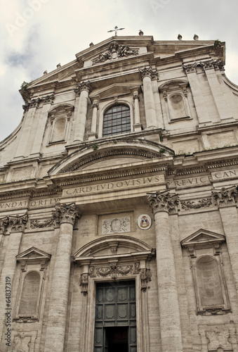 The Church of St. Ignatius of Loyola at Campus Martius in Rome, photo