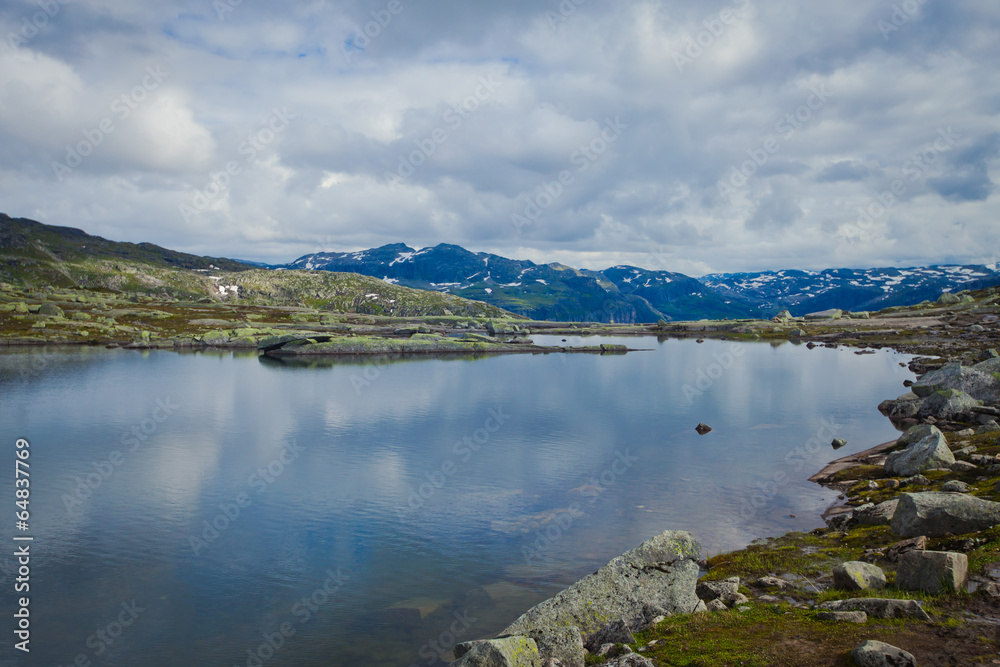 Norway Mountain Vibrant Landscape Trolltunga Odda Fjord Norge Hi Norway Mountain Vibrant Landscape Trolltunga Odda Fjord Norge Hi