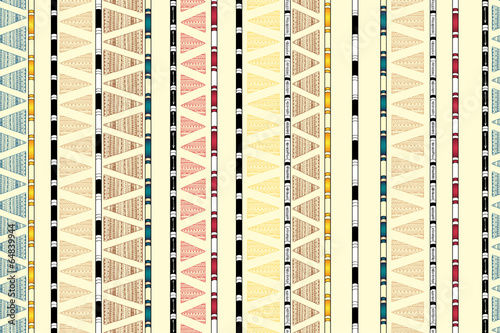 Ethnic tribal decorative seamless background.