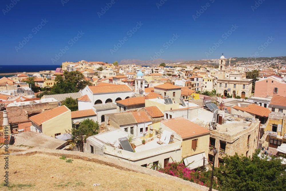 View of the city Chania, Crete, Greece