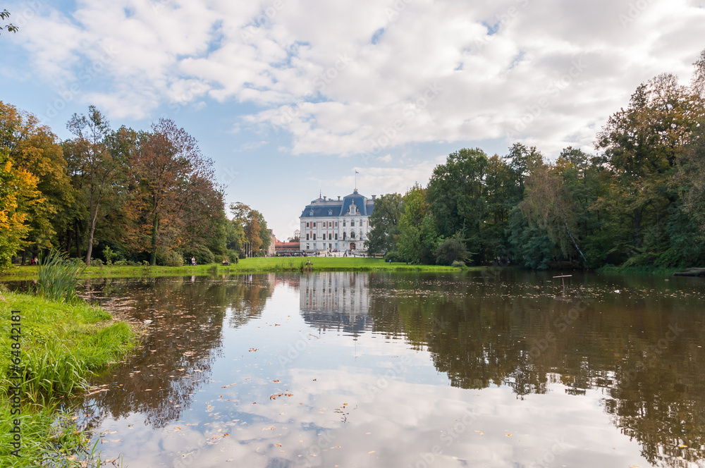 Park and castle in Pszczyna