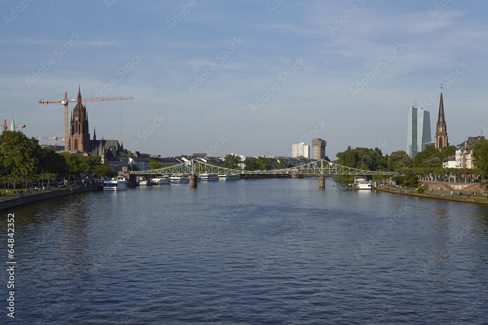 Fototapeta premium Frankfurt - Eiserner Steg