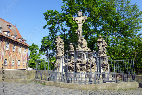 Kreuzigungsgruppe auf der Oberen Brücke in Bamberg