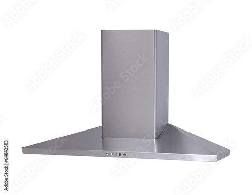 Картината върху платно Modern INOX cooker hood isolated on white