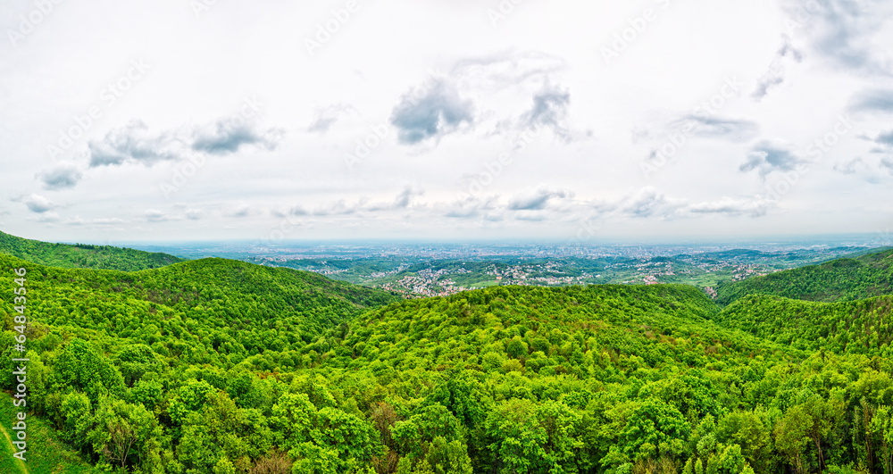 Panorama of the Zagreb