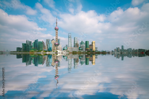 Shanghai Bund at skyline