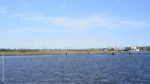 Bootsfahrt auf dem Kaiserkanal von Swinemünde zum Stettiner Haff photo