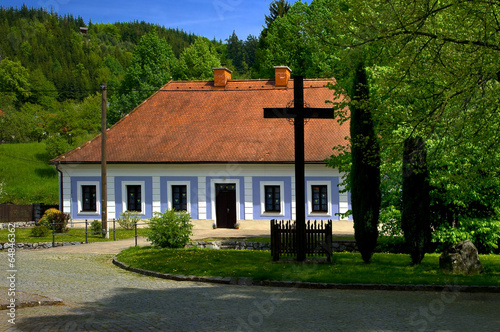 Rectory in Sloup township, South Moravia, Czech Republic. photo