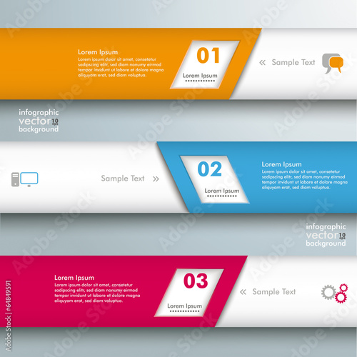 Infographic 3 Bevel Lines