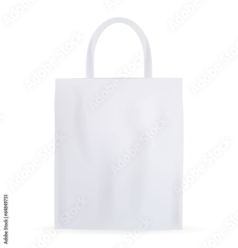 White cotton bag