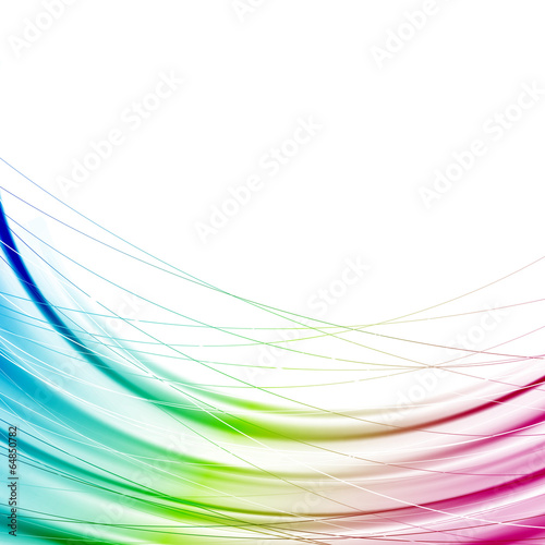 Bright abstract rainbow transparent background