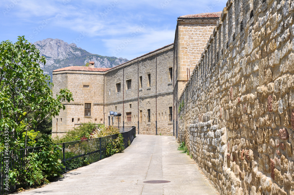 Wall of Laguardia, Alava (Spain)