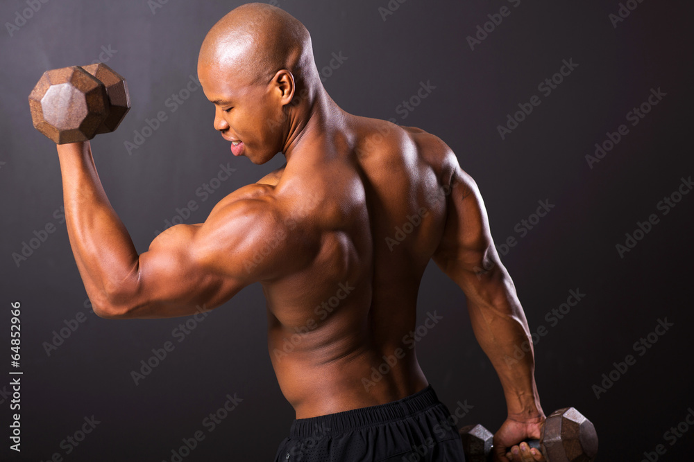 african male bodybuilder