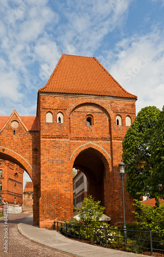 Gdanisko tower (XIV c.) of Teutonic Order castle. Torun, Poland