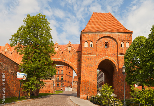 Gdanisko tower (XIV c.) of Teutonic Order castle. Torun, Poland